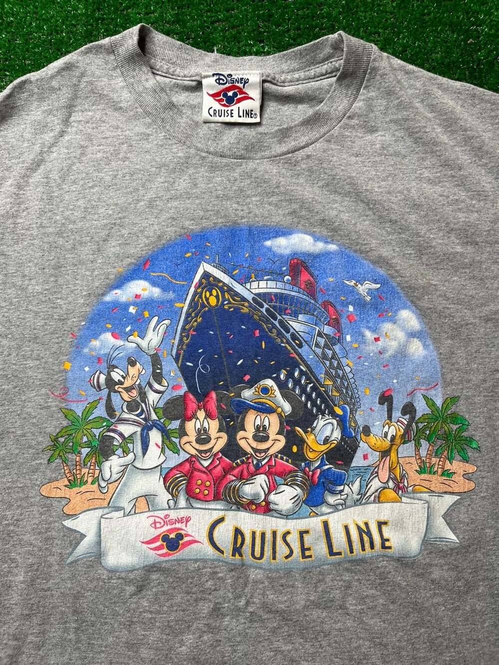 Disney Cruise Line Characters Graphic T-Shirt Gray
